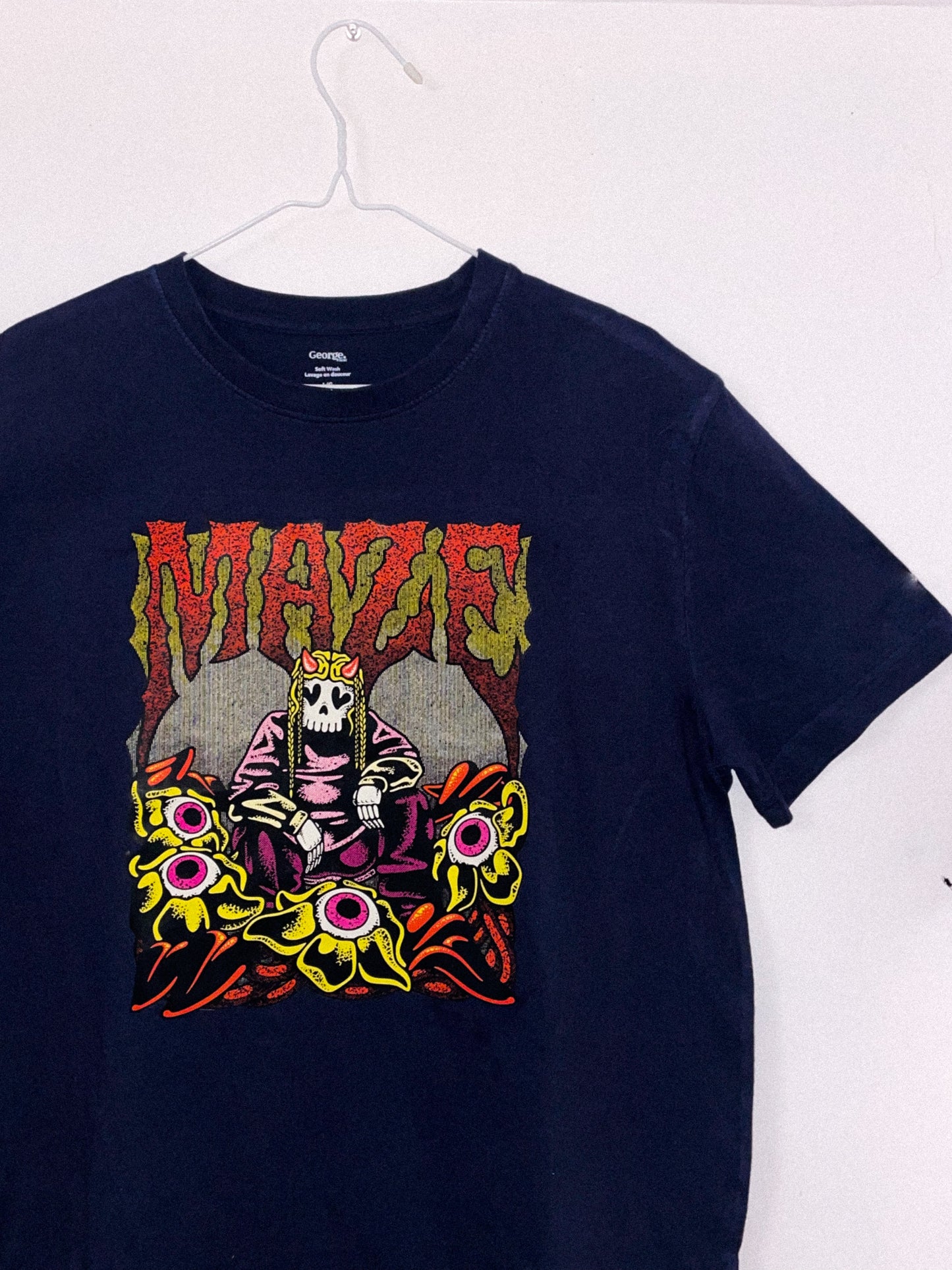 MAZE T-Shirt in Navy Blue