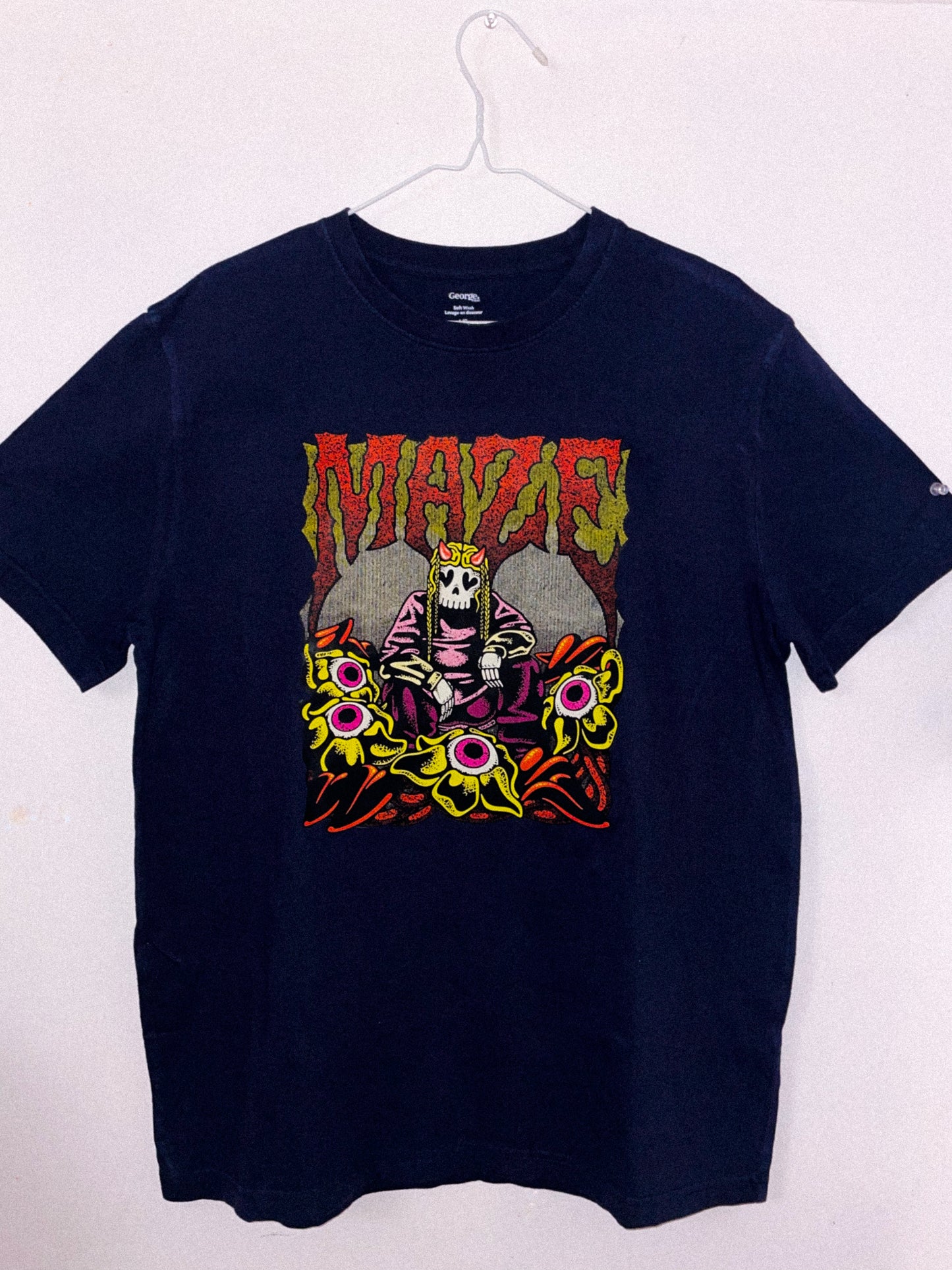 MAZE T-Shirt in Navy Blue